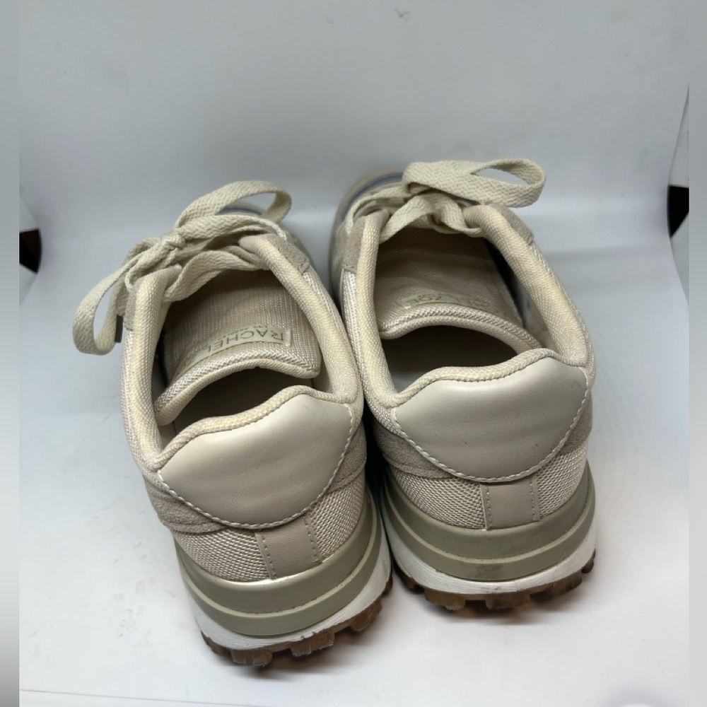 Rachel Zoe Sophie Tan Cream Lace Up Fashion Sneakers US Size 9 - Picture 3 of 13